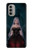 W3847 Lilith Devil Bride Gothic Girl Skull Grim Reaper Hard Case and Leather Flip Case For Motorola Moto G51 5G