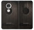 W3834 Old Woods Black Guitar Hard Case and Leather Flip Case For Motorola Moto G7, Moto G7 Plus