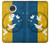 W3857 Peace Dove Ukraine Flag Hard Case and Leather Flip Case For Motorola Moto G7, Moto G7 Plus