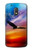 W3841 Bald Eagle Flying Colorful Sky Hard Case and Leather Flip Case For Motorola Moto G4 Play
