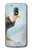 W3843 Bald Eagle On Ice Hard Case and Leather Flip Case For Motorola Moto G4 Play