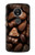 W3840 Dark Chocolate Milk Chocolate Lovers Hard Case and Leather Flip Case For Motorola Moto E5 Plus