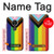 W3846 Pride Flag LGBT Hard Case and Leather Flip Case For Motorola Moto E5 Plus