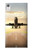 W3837 Airplane Take off Sunrise Hard Case and Leather Flip Case For Sony Xperia XA1