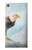 W3843 Bald Eagle On Ice Hard Case and Leather Flip Case For Sony Xperia XA1