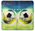 W3844 Glowing Football Soccer Ball Hard Case and Leather Flip Case For Sony Xperia XZ1