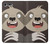 W3855 Sloth Face Cartoon Hard Case and Leather Flip Case For Sony Xperia XZ Premium