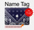 W3357 Navy Blue Bandana Pattern Hard Case Cover For MacBook Pro 14 M1,M2,M3 (2021,2023) - A2442, A2779, A2992, A2918