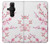 W3707 Pink Cherry Blossom Spring Flower Hard Case and Leather Flip Case For Sony Xperia Pro-I