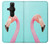 W3708 Pink Flamingo Hard Case and Leather Flip Case For Sony Xperia Pro-I