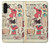 W3820 Vintage Cowgirl Fashion Paper Doll Hard Case and Leather Flip Case For Samsung Galaxy A13 4G