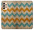 W3033 Vintage Wood Chevron Graphic Printed Hard Case and Leather Flip Case For Samsung Galaxy A33 5G