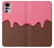 W3754 Strawberry Ice Cream Cone Hard Case and Leather Flip Case For Motorola Moto G22