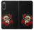 W3753 Dark Gothic Goth Skull Roses Hard Case and Leather Flip Case For Sony Xperia 10 IV