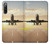 W3837 Airplane Take off Sunrise Hard Case and Leather Flip Case For Sony Xperia 10 IV