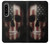 W3850 American Flag Skull Hard Case and Leather Flip Case For Sony Xperia 1 IV