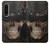 W3852 Steampunk Skull Hard Case and Leather Flip Case For Sony Xperia 1 IV