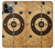 W3894 Paper Gun Shooting Target Hard Case and Leather Flip Case For iPhone 13 Pro