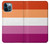 W3887 Lesbian Pride Flag Hard Case and Leather Flip Case For iPhone 12 Pro Max