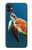 W3899 Sea Turtle Hard Case and Leather Flip Case For iPhone 11