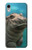 W3871 Cute Baby Hippo Hippopotamus Hard Case and Leather Flip Case For iPhone XR