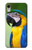 W3888 Macaw Face Bird Hard Case and Leather Flip Case For iPhone XR