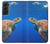 W3898 Sea Turtle Hard Case and Leather Flip Case For Samsung Galaxy S22 Plus