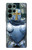 W3864 Medieval Templar Heavy Armor Knight Hard Case and Leather Flip Case For Samsung Galaxy S22 Ultra