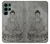 W3873 Buddha Line Art Hard Case and Leather Flip Case For Samsung Galaxy S22 Ultra
