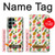 W3883 Fruit Pattern Hard Case and Leather Flip Case For Samsung Galaxy S22 Ultra