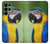 W3888 Macaw Face Bird Hard Case and Leather Flip Case For Samsung Galaxy S22 Ultra