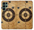 W3894 Paper Gun Shooting Target Hard Case and Leather Flip Case For Samsung Galaxy S22 Ultra