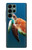 W3899 Sea Turtle Hard Case and Leather Flip Case For Samsung Galaxy S22 Ultra