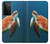 W3899 Sea Turtle Hard Case and Leather Flip Case For Samsung Galaxy S21 Ultra 5G