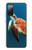 W3899 Sea Turtle Hard Case and Leather Flip Case For Samsung Galaxy S20 FE