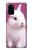 W3870 Cute Baby Bunny Hard Case and Leather Flip Case For Samsung Galaxy S20 Plus, Galaxy S20+