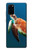 W3899 Sea Turtle Hard Case and Leather Flip Case For Samsung Galaxy S20 Plus, Galaxy S20+