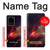 W3897 Red Nebula Space Hard Case and Leather Flip Case For Samsung Galaxy S20 Ultra