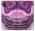 W3896 Purple Marble Gold Streaks Hard Case and Leather Flip Case For Samsung Galaxy A10e