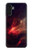 W3897 Red Nebula Space Hard Case and Leather Flip Case For Samsung Galaxy A13 4G