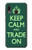 W3862 Keep Calm and Trade On Hard Case and Leather Flip Case For Samsung Galaxy A20, Galaxy A30