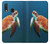 W3899 Sea Turtle Hard Case and Leather Flip Case For Samsung Galaxy A20e