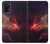 W3897 Red Nebula Space Hard Case and Leather Flip Case For Samsung Galaxy A32 5G