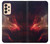 W3897 Red Nebula Space Hard Case and Leather Flip Case For Samsung Galaxy A33 5G