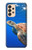 W3898 Sea Turtle Hard Case and Leather Flip Case For Samsung Galaxy A33 5G