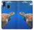W3898 Sea Turtle Hard Case and Leather Flip Case For Samsung Galaxy A40