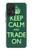 W3862 Keep Calm and Trade On Hard Case and Leather Flip Case For Samsung Galaxy A52, Galaxy A52 5G
