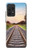 W3866 Railway Straight Train Track Hard Case and Leather Flip Case For Samsung Galaxy A52, Galaxy A52 5G