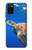 W3898 Sea Turtle Hard Case and Leather Flip Case For Samsung Galaxy A02s, Galaxy M02s  (NOT FIT with Galaxy A02s Verizon SM-A025V)