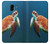 W3899 Sea Turtle Hard Case and Leather Flip Case For Samsung Galaxy J6 (2018)